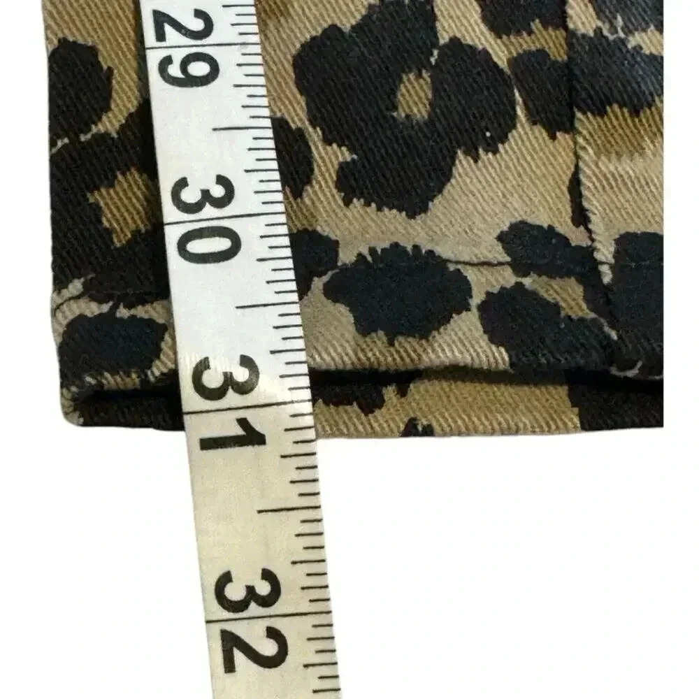 NEW Scotch & Soda Women’s Size 25/32 Leopard La Bohémienne Mid Rise Skinny NWT - Picture 7 of 7